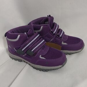 NWT Pacific Mountain Girls Oslo Purple Gray Hiking Boots Size 2